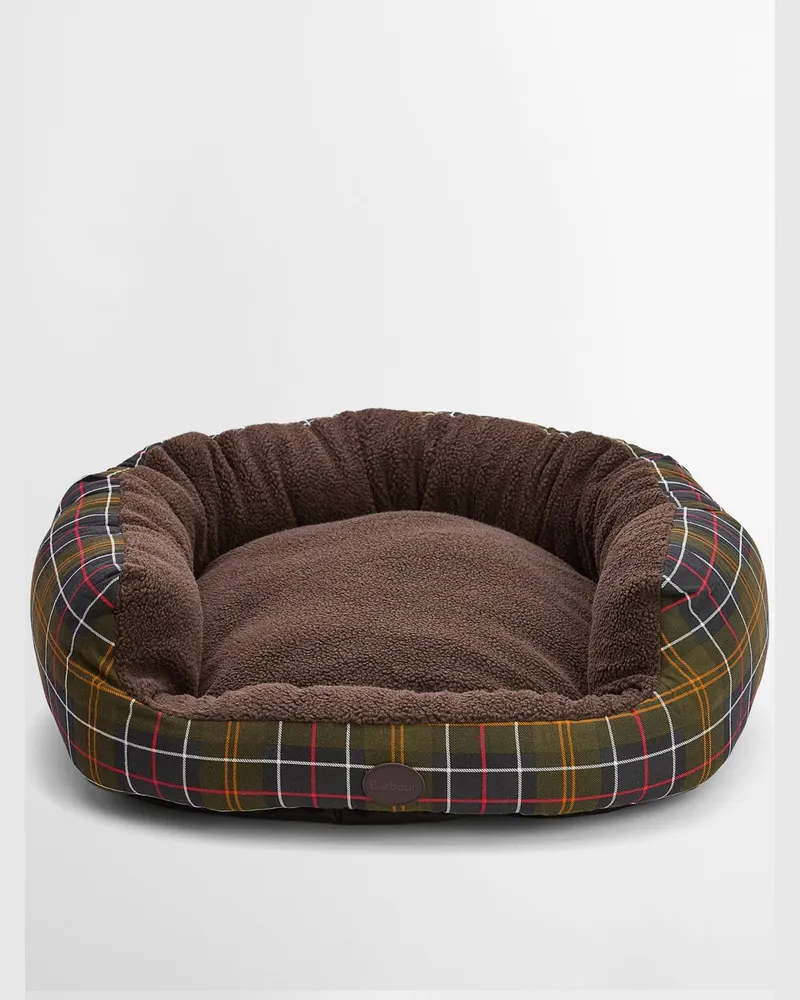 Barbour Hundebett Snuggle mit softem Fleecefutter, 89cm in Grün