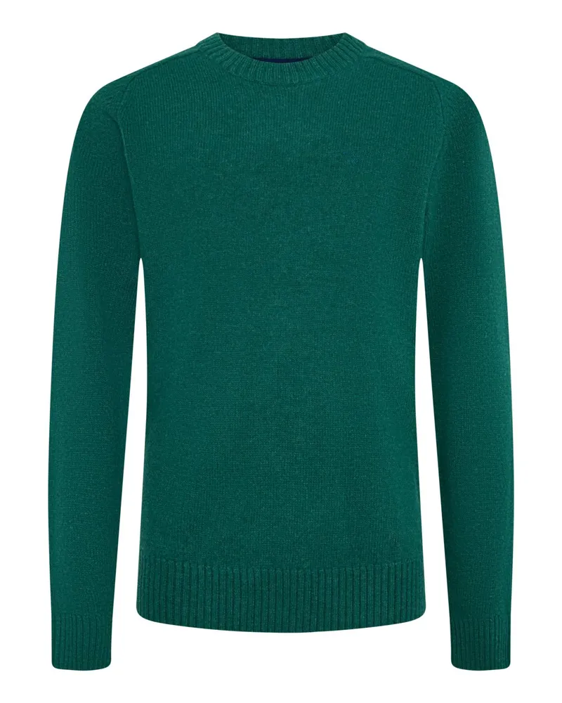 Barbour Softer Pullover Grangetown aus Wolle mit Raglanärmeln in Grün