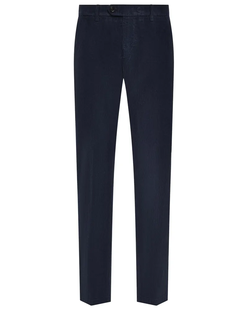 Briglia 1949 Softe Cordhose Navilo mit verlängertem Riegel, Tapered Fit in Marine