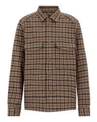 Drykorn Overshirt in Flanell-Qualität mit Karo-Muster Beige