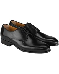 Magnanni Schnürschuhe Derby-Form mit Ledersohle Schwarz