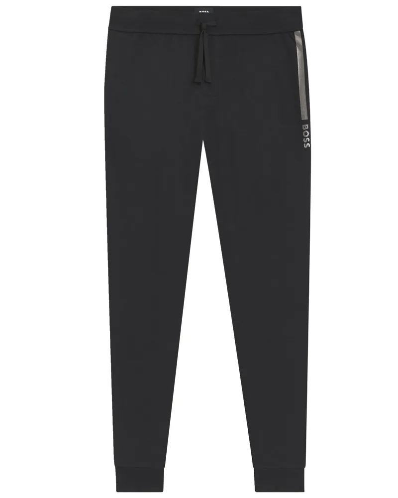 HUGO BOSS Homewear-Sweatpants Authentic mit Labelstreifen in Schwarz