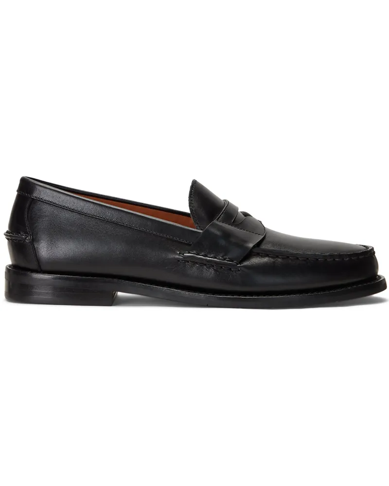 Ralph Lauren Penny Loafer Alston aus Glattleder in Schwarz