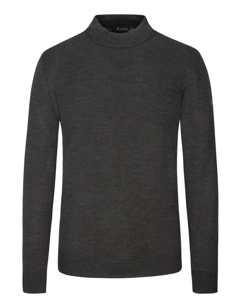Maerz Pullover mit kurzem Rollkragen in Anthrazit