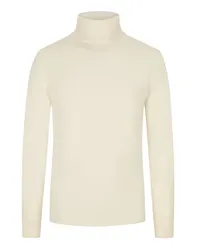 Tom Rusborg Rollkragenpullover aus Kaschmir Offwhite