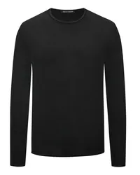 Trusted Handwork Longsleeve in Jersey-Qualität mit Rollkanten Schwarz