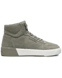 Calvin Klein High Top Sneaker aus Veloursleder mit Plateausohle Oliv