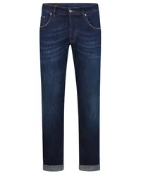 Dondup Jeans Icon in Raw-Optik, Regular Fit Blau