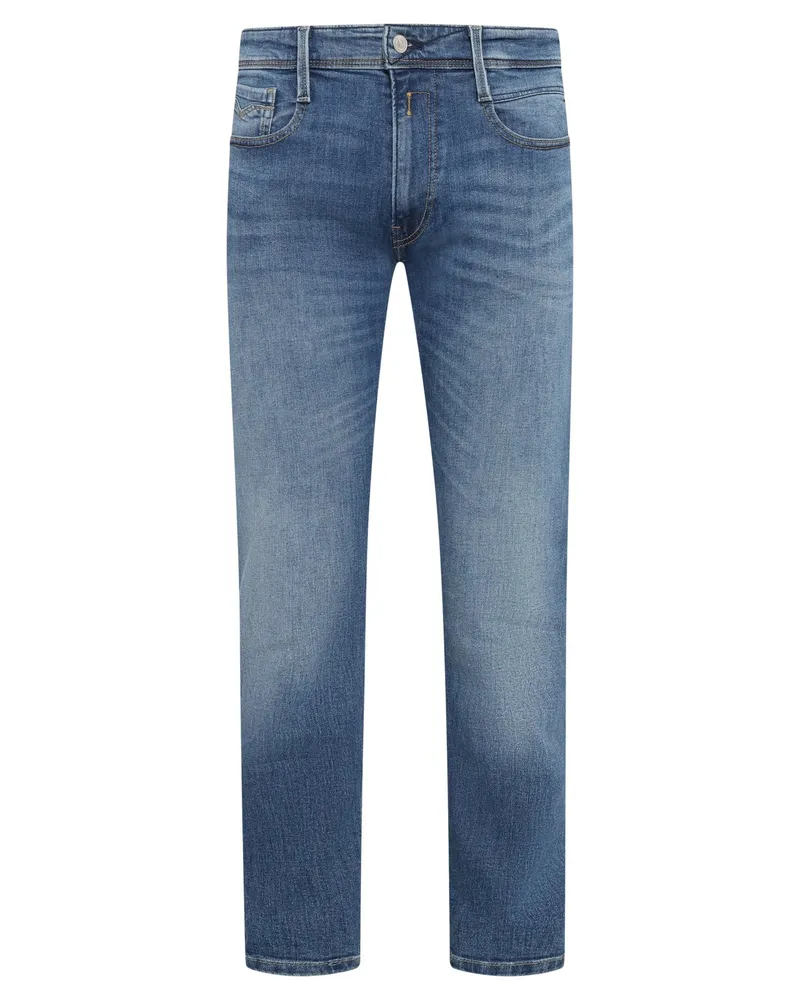 Replay Jeans Anbass in dezenter Used-Optik, Slim Fit in Denim