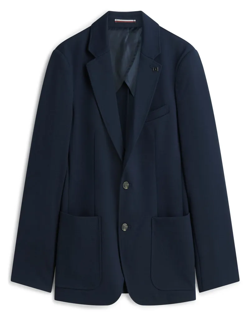Tommy Hilfiger Teilgefüttertes Sakko in Stretch-Qualität in Marine
