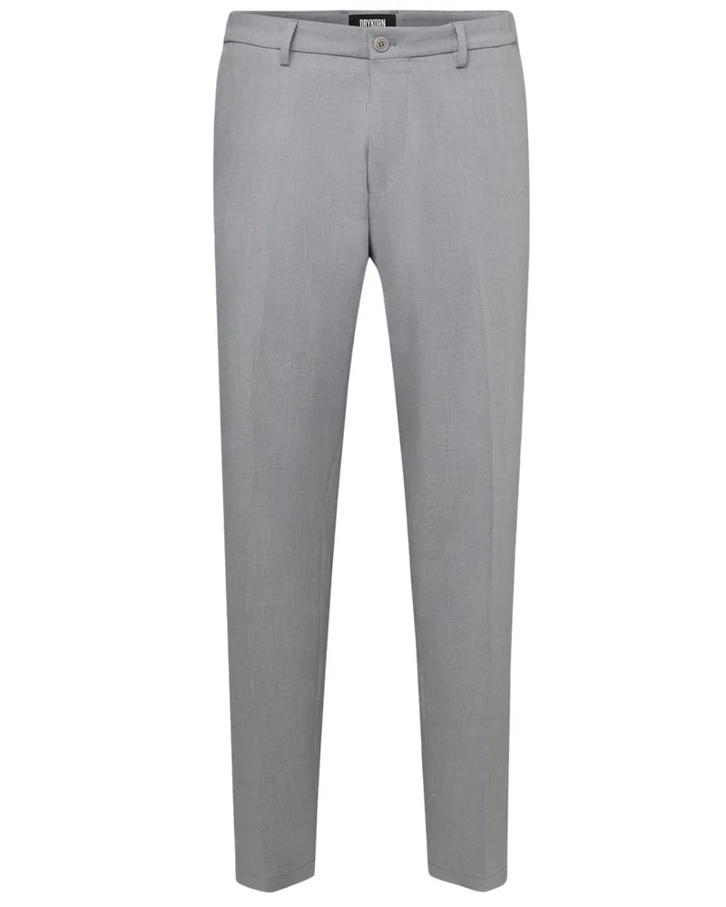 Drykorn Stretch-Anzughose Ajend mit elastischen Bundeinsätzen, Slim Fit in Grau