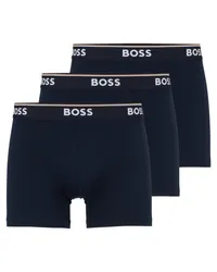 HUGO BOSS 3er Pack Boxer-Trunks mit Label-Bund Marine