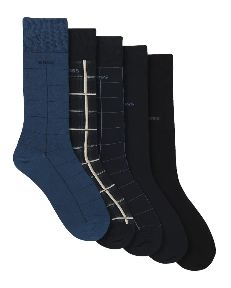 HUGO BOSS 5er-Pack Socken mit Stretchanteil in Multicolor