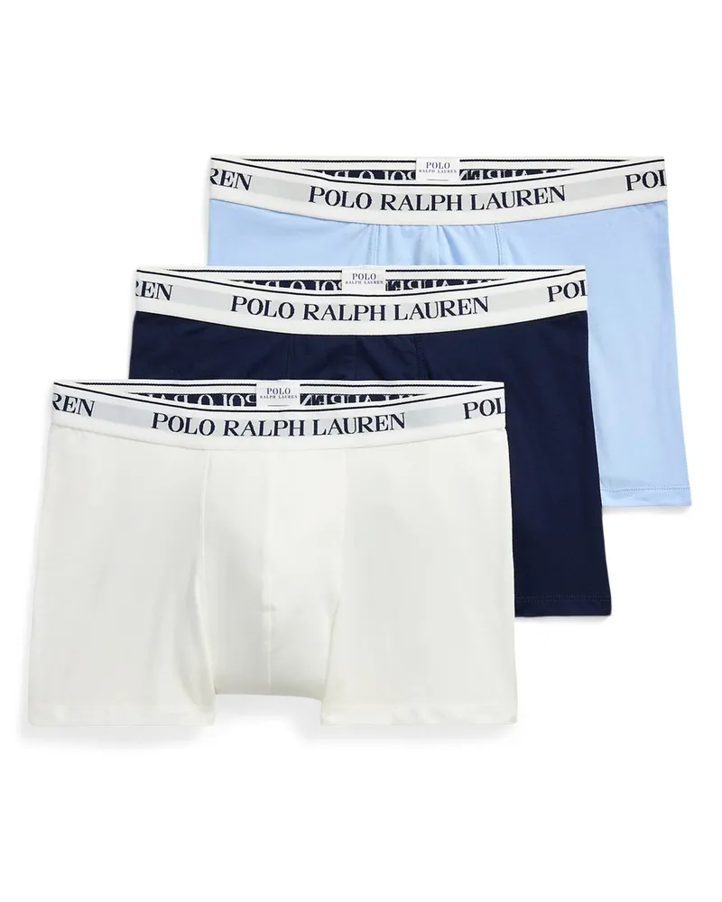 Ralph Lauren 3er Pack Boxer Trunks mit Stretchanteil in Hellblau