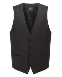 HUGO BOSS Anzugsweste, H-Huge-Vest-B1 Schwarz