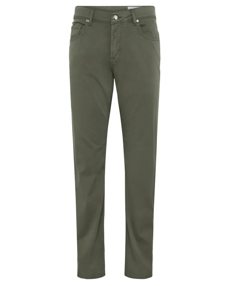 Baldessarini Softe 5-Pocket-Hose Jack mit Stretchanteil, Regular Fit in Oliv