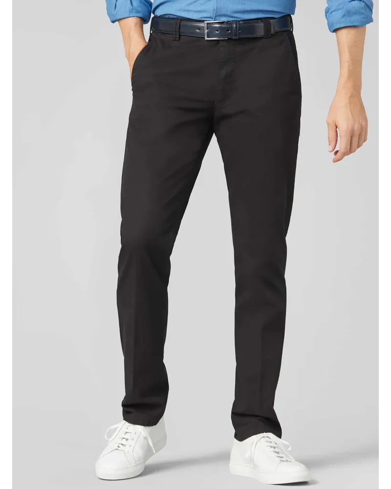 Meyer Hosen Chino aus einem Baumwollgemisch, Modern Fit Schwarz