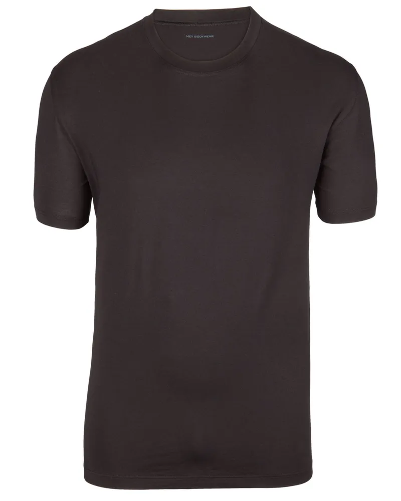 Mey Dry Cotton Rundhals T-Shirt in Schwarz