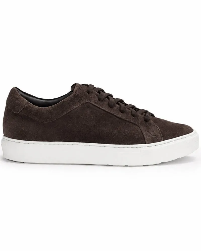 Lloyd Casual-Sneaker Metro aus Veloursleder in Dunkelbraun