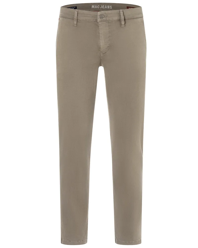 MAC Jeans Stretch-Chino Driver Pants aus einem Baumwoll-Mix, Modern Fit in Braun
