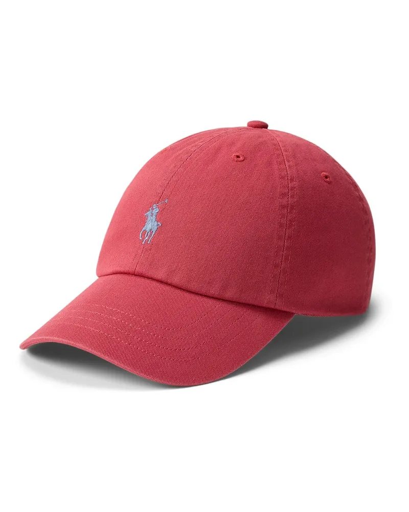 Ralph Lauren Cap aus Baumwolle mit Logo-Stickerei in Rot