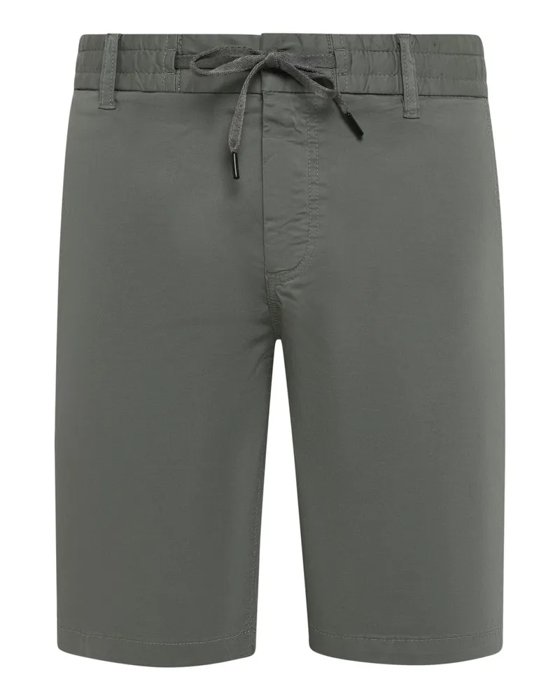 HUGO BOSS Glatte Shorts mit elastischem Bund und Kordelzug in Beige
