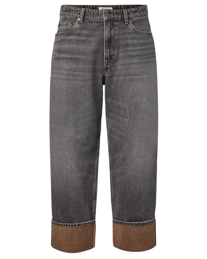 Drykorn Jeans Rawdy aus Baumwolle mit dezenter Waschung, Loose Fit in Grau