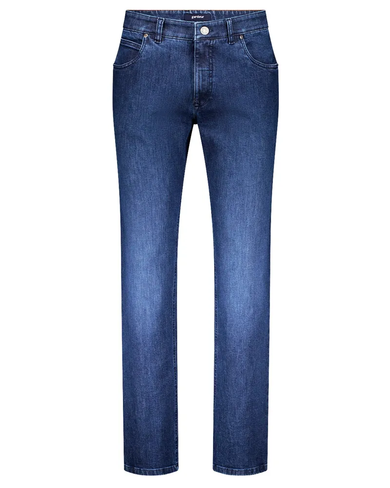 Atelier GARDEUR Leichte Jeans Bradley mit Stretchanteil, Modern Fit in Schwarzblau
