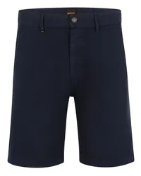 HUGO BOSS Bermudashorts mit Stretchanteil, Slim Fit Marine