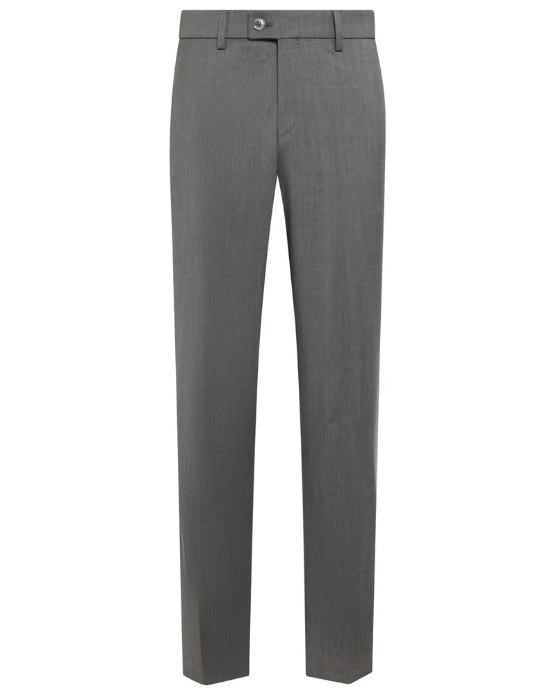 Hiltl Wollhose Terni B-Dynamic aus 110's Schurwolle, Slim Fit in Hellgrau