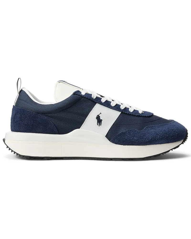 Ralph Lauren Runner Sneaker Train 89 mit Mesh-Details und Pony-Stickerei in Marine