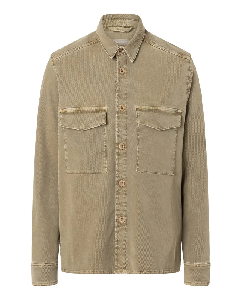 MAC Jeans Overshirt mit Lyocell und Stretch in Beige