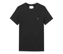 T-Shirt in Piqué-Qualität und Rundhalsausschnitt