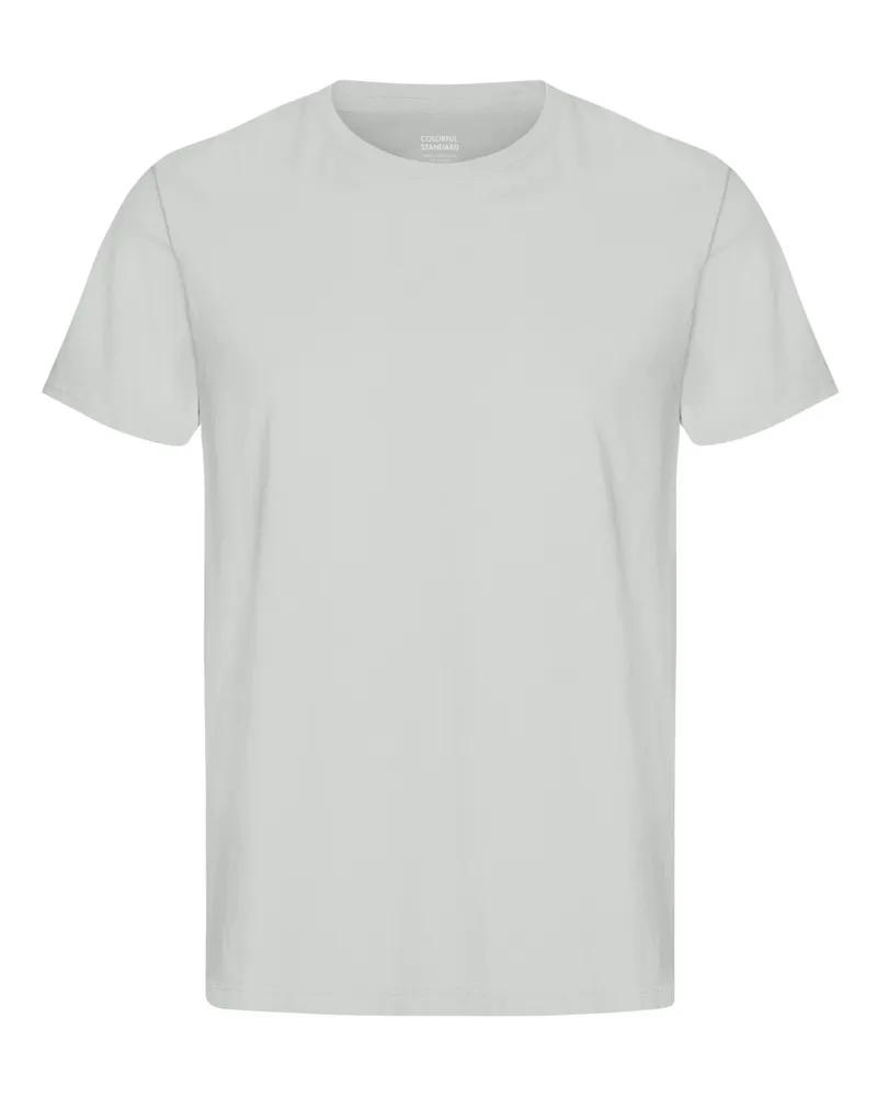 COLORFUL STANDARD Leichtes T-Shirt aus Bio-Baumwolle in Hellgrau