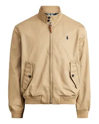 Ralph Lauren Baumwoll-Blouson mit Stehkragen Beige