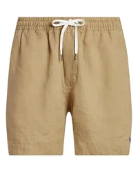 Ralph Lauren Bermudashorts aus Leinen, Classic Fit Khaki