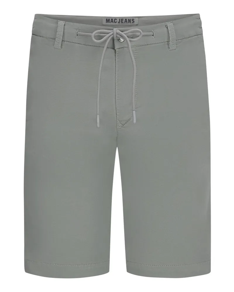 MAC Jeans Stretch-Shorts aus einem Baumwoll-Mix in Oliv