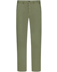 Hiltl Chino im elastischen Baumwoll-mix, Thiago, Slim Straight Oliv