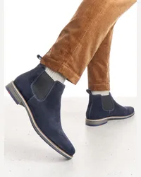 Lloyd Chelsea Boot aus Veloursleder, Leon Blau