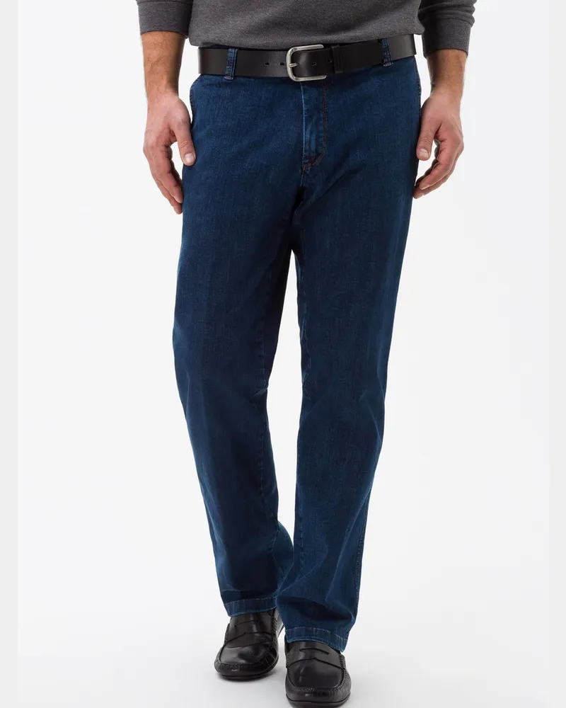 Eurex by Brax Chinohose in Denim-Qualität, Jim, Regular Fit in Graublau
