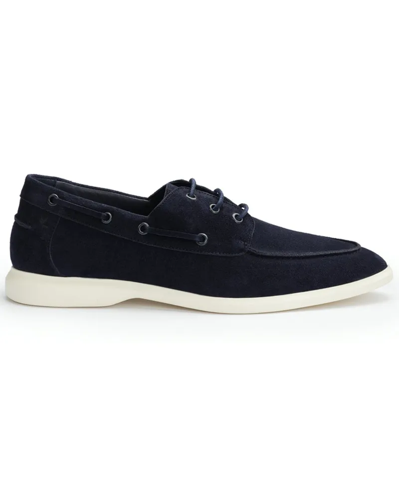 Lloyd Bootsschuhe Stride Deck aus Veloursleder mit Variofootbed in Marine