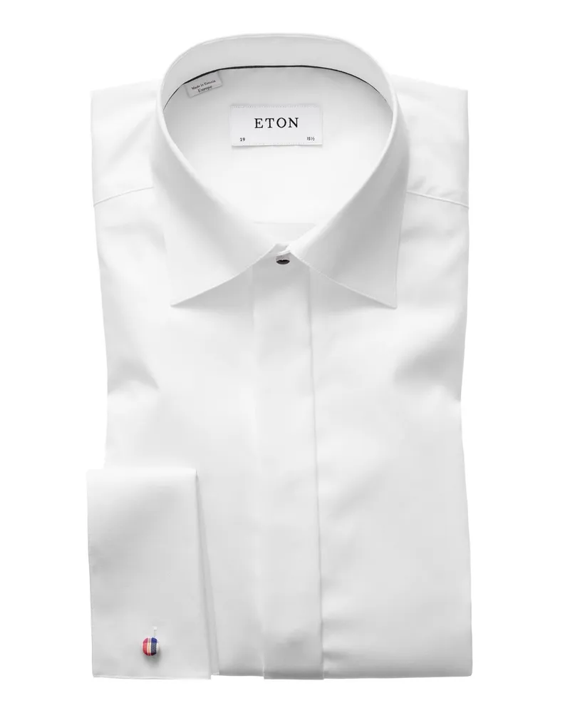 Eton Hemd, Slim Fit in Weiß
