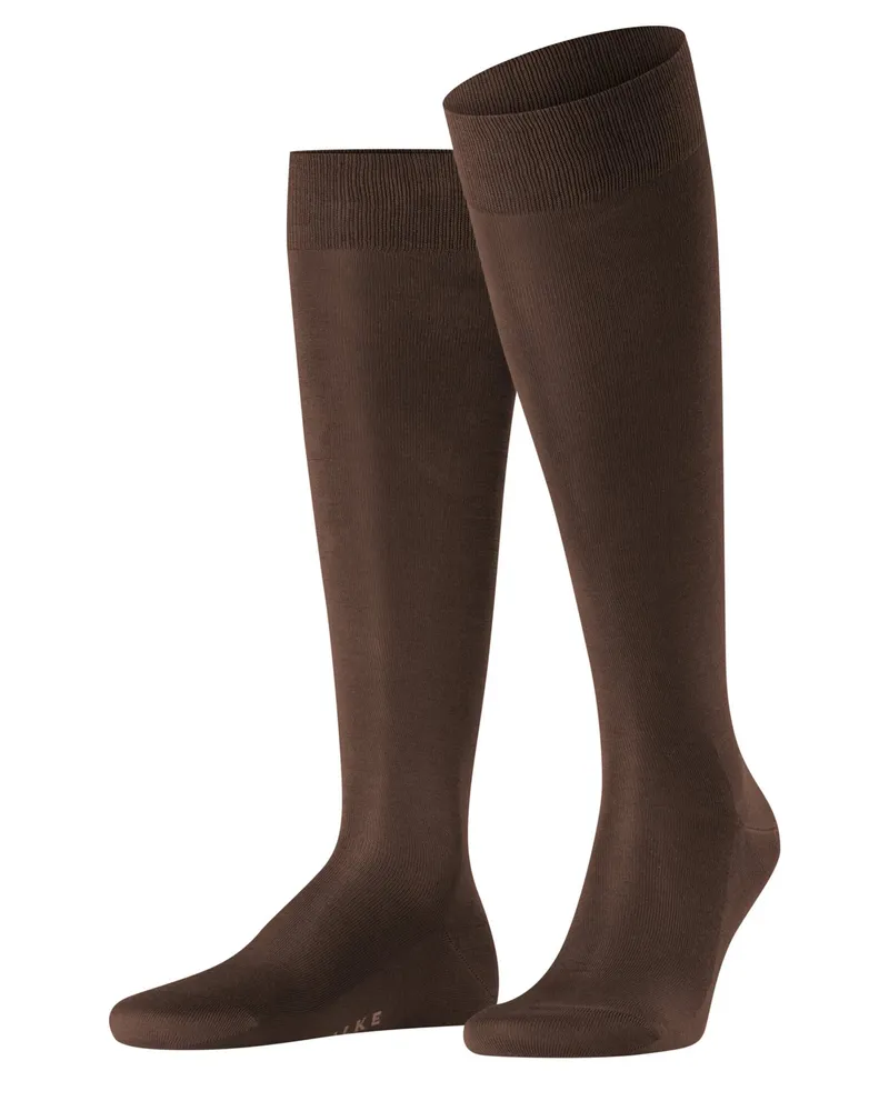 Falke Kniestrümpfe Tiago mit Stretchanteil in Braun