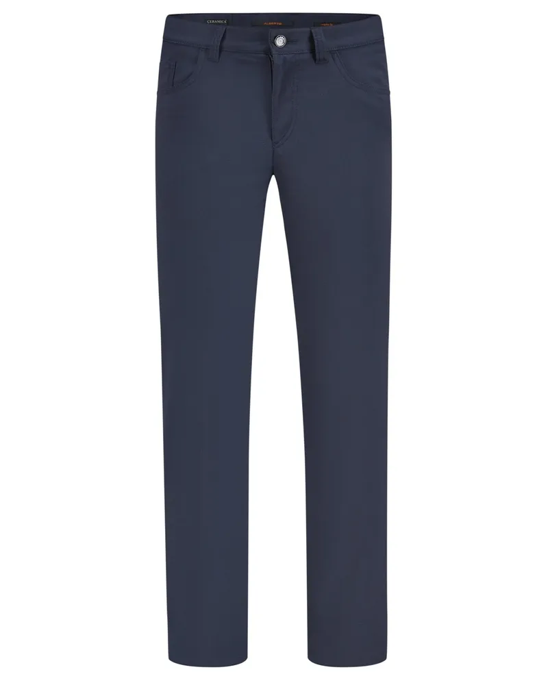 Alberto Hose aus Ceramica® mit Pepitamuster, Regular Fit in Grau