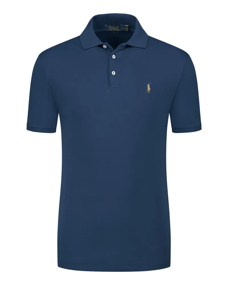 Ralph Lauren Poloshirt Slim Fit in Jersey-Qualität Marine