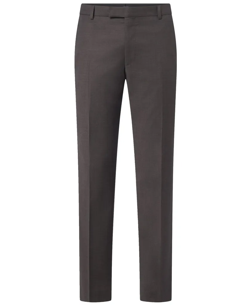 JOOP! Anzugsakko aus softer Schurwolle mit Stretchanteil, Slim Fit in Braun