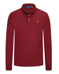 Ralph Lauren Langarm-Poloshirt in Jersey-Qualität, Custom Slim Fit Bordeaux