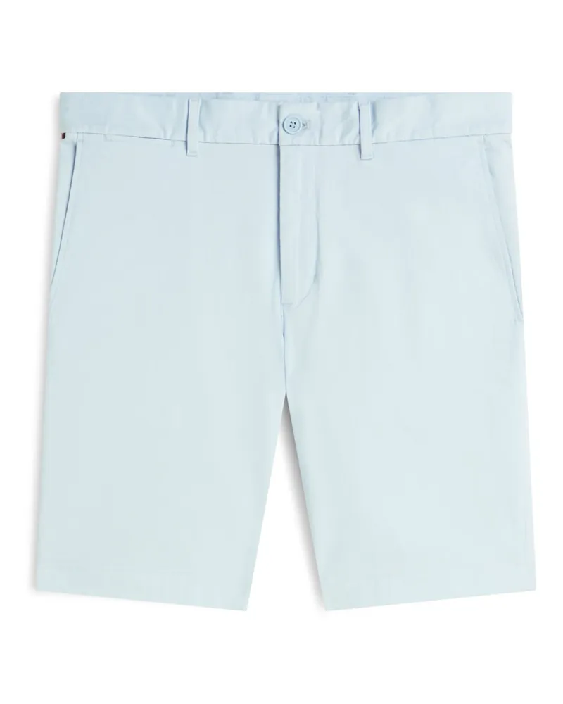 Tommy Hilfiger Bermudashorts Denton mit Stretch und Print-Struktur, Slim Fit in Hellblau