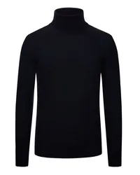 HUGO BOSS Rollkragenpullover Thomas aus reiner Schurwolle Marine