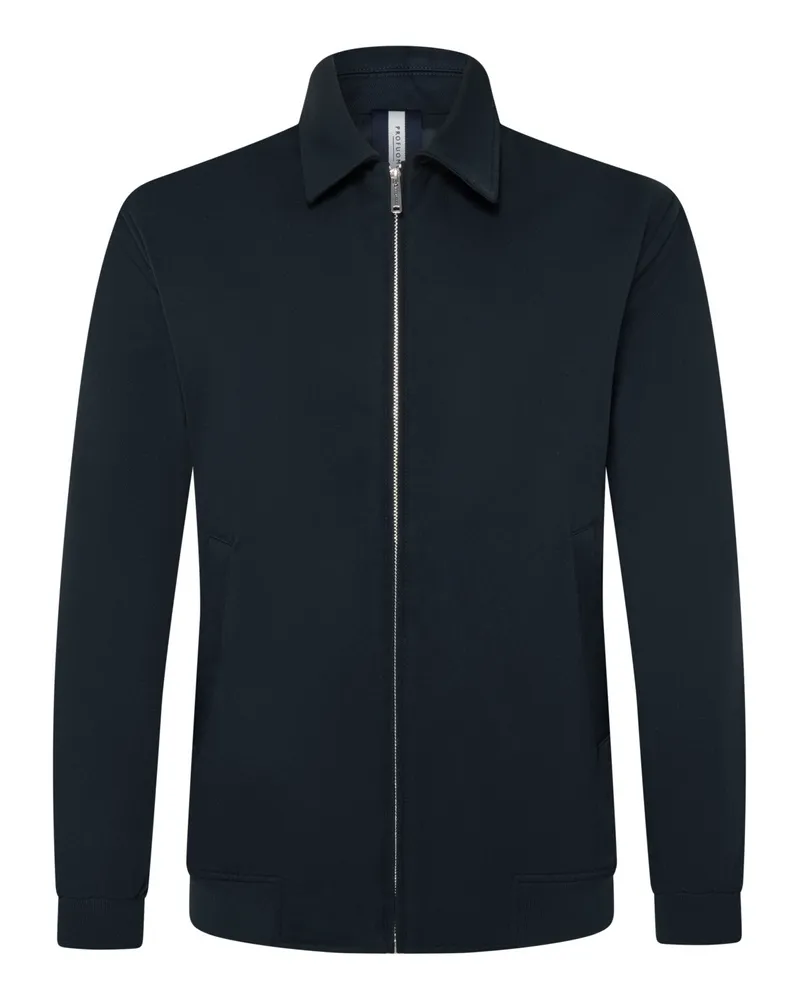 Profuomo Blouson aus einem Baumwollcanvas mit Sorona®-Isolation in Marine